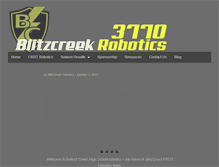 Tablet Screenshot of creekrobotics.net